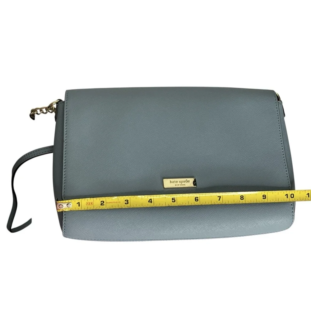 Kate Spade New York‎ Light Blue Leather Crossbody Chain Bag